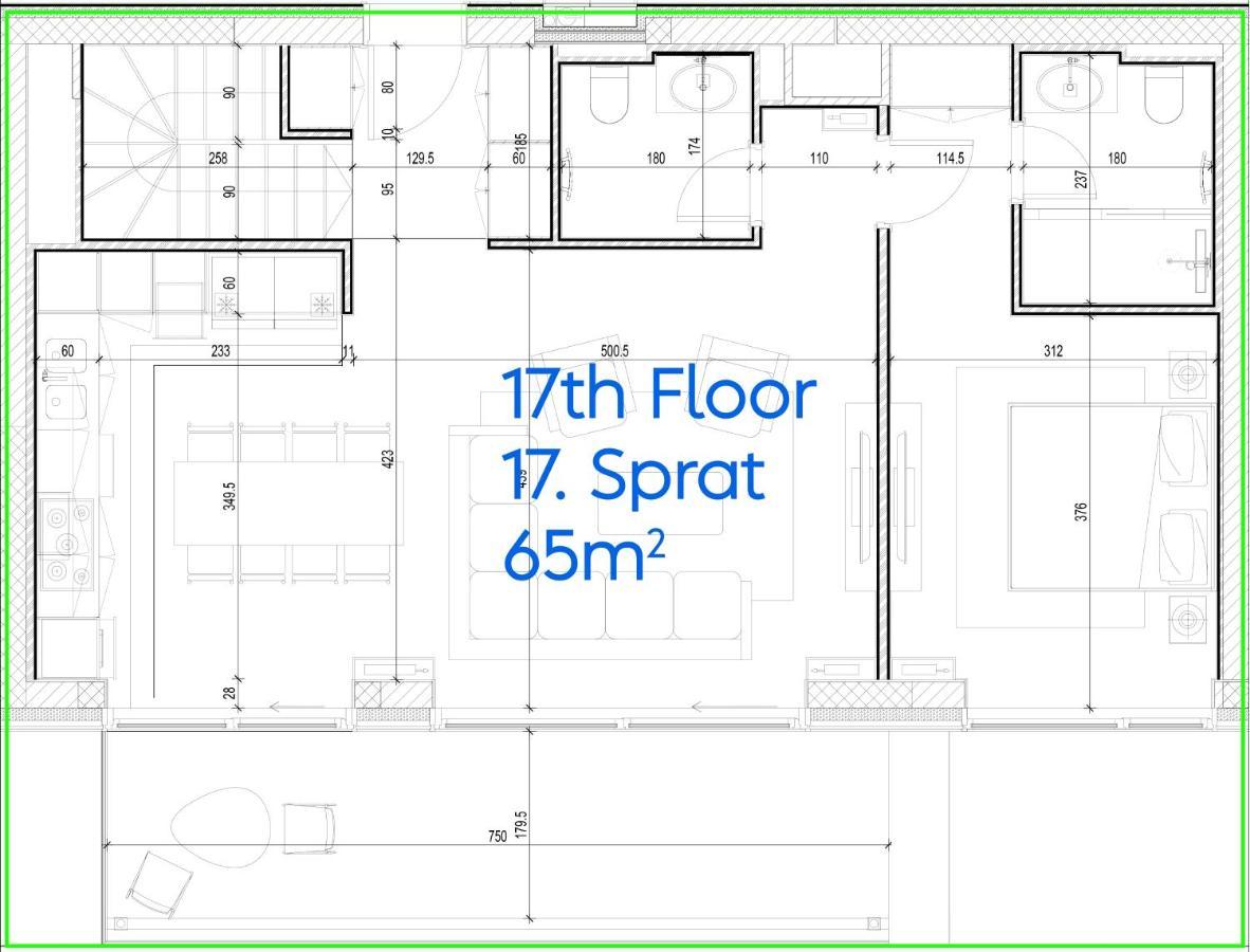 BW Terrace Top Floor Apartments With River View & Self Check-In 贝尔格莱德 外观 照片
